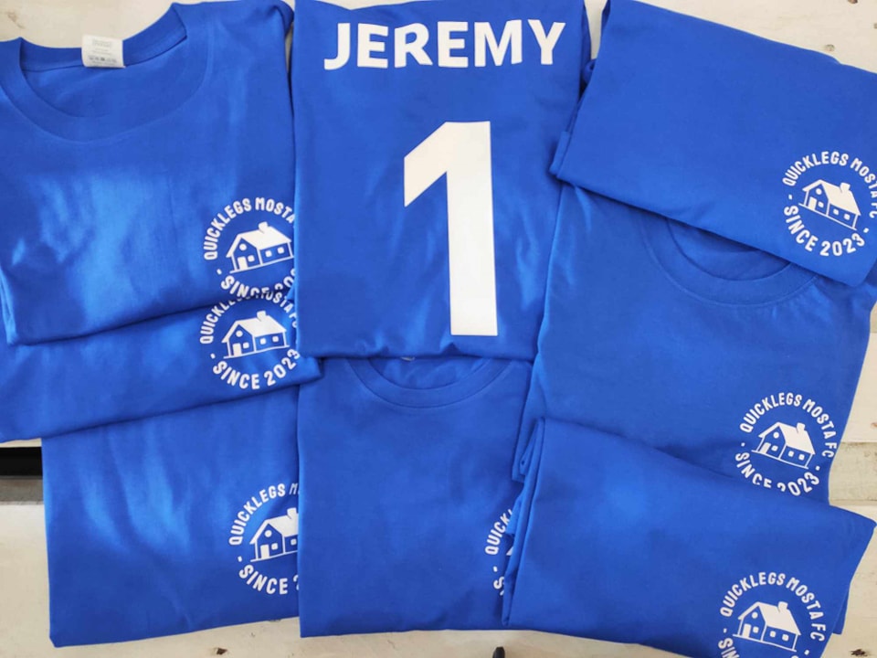 Printed team shirts completed by PXL
