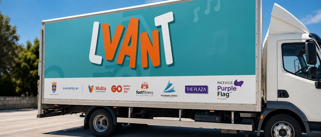 LVANT promotional truck graphics completed by PXL